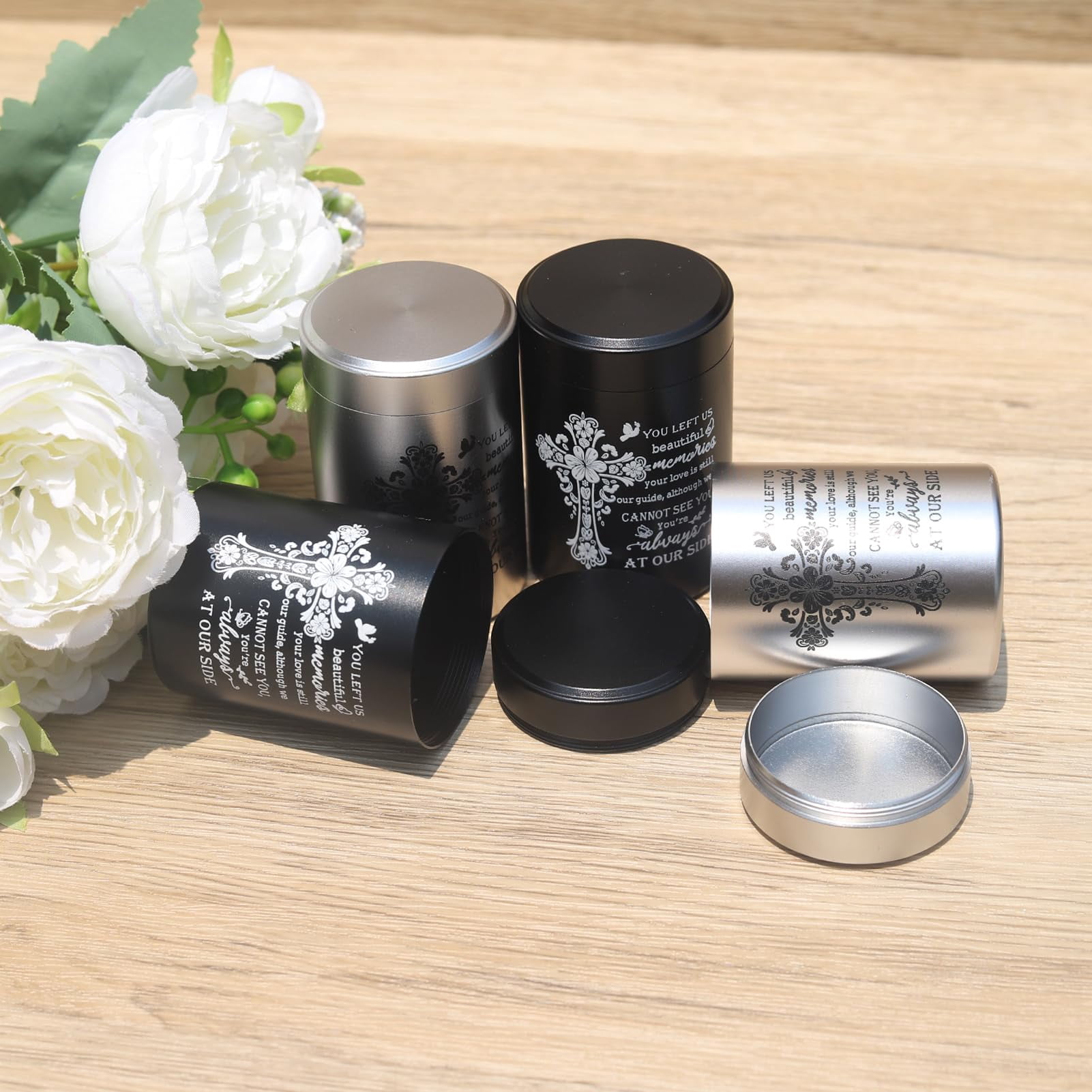 Small Urns for Human Ashes Set of 8 Mini Urn for Ashes 3 inches Keepsake Urns for Ashes for Sharing Small Keepsake Urns Memorial Ashes Holder