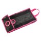 thumbnail image 1 of Organizador dispensador de almacenamiento de bolsas de plástico para bolsas de comestibles, montaje en pared para el hogar y la cocina (rosa roja L), 1 of 2