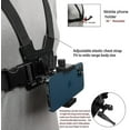 thumbnail image 2 of Mobile Phone Chest Mount Harness Strap Holder, Cell Phone Clip Action Camera Pov Compatible With Samsung Iphone Gopro, 2 of 5