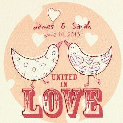 Dimensions Love Birds Wedding Record Cre