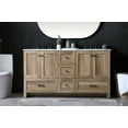 thumbnail image 2 of Elegant Kitchen and Bath 60 Inch Double Bathroom Vanity In Mango Wood, 2 of 7