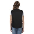 thumbnail image 2 of TopTie Two Pockets Volunteer Vest Supermarket Cobbler Apron Vest-Black-M, 2 of 7