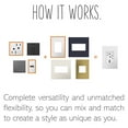 thumbnail image 2 of Legrand Awm4g4 Adorne Real Materials 4-Gang Light Switch / Outlet Cover Wall Plate -, 2 of 7