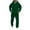 Dark Green, variant on Men's Fall/Winter Hooded Sports Set, for Casual Training and Cold Weather Activities,Beige,L
