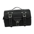 thumbnail image 3 of TTETTZ Motorcycle Tail Bag Multifunctional PU Leather Smooth Zipper Rear Rack Trunk Black, 3 of 9