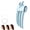 Blue, variant on Root Volumizer Clip with Heated, Rechargeable Hair Root Lift Clip, Portable Heated Hair Volumizer Clamp for Everyday Volume & Travel