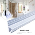 1 X Transparent Silicone Rubber Shower Door Glass Casement Sealing Seal ...