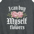 thumbnail image 3 of Instant Message - Buy Myself Flowers - Women's Racerback Tank Top, 3 of 6