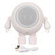 thumbnail image 1 of Portable Bluetooth Speaker Robot Shape Bluetooth 5.0 1000mAh Built in Mic Mini Wireless Speaker for Home Outdoor Party White, 1 of 5