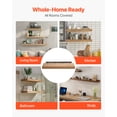 thumbnail image 5 of VEVOR Floating Shelf Bracket 1 Pack, 230 lbs/104 kg Weight Capacity, 46x6.2x3 inch / 1168.4x157.4x76.2 mm, Heavy Duty Hidden Shelf Brackets Support, Wall Mounting Invisible Floating Shelves Bracket, 5 of 9