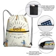 thumbnail image 3 of Vsdgher Golf Icons And Golfer Drawstring Backpack Water Resistant String Bag Sports Sackpack Gym Sack for Men Women, 3 of 6