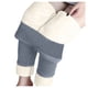 thumbnail image 5 of Leggings Prolriy con forro polar para mujer, cálidos y gruesos, de lana y terciopelo, tallas S-5XL, color gris, XXL, 5 of 5