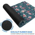 thumbnail image 6 of Long Mouse Pads for Desk,Pioneer Flower Floral Print Pattern Desk Mats on Top Of Desks, Desk Mouse Pad Extra Large with 3mm Non-Slip Base and Stitched Edge for Gaming,Office,Work,Home 47.3"x23.6", 6 of 6