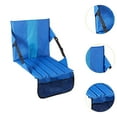 thumbnail image 5 of harayaa Stadium Seat Cushion Padded Seat Sit Mat Multipurpose Folding Bleacher Seat with Back Support for Outdoor Beach Picnic Hiking Blue, 5 of 8