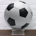 thumbnail image 3 of Happy date Acrylic Ball Stand Holder, Sports Ball Storage Display Rack for Basketball Football Volleyball Soccer Rugby Balls, 3 of 7