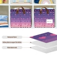 thumbnail image 4 of Yayeee Foldable Storage Basket for Shelves with Handles Waterproof Cloth Bins, Gradient Love, 4 of 7