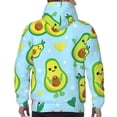 thumbnail image 5 of Bingfone Cartoon Avocado Men'S Drawstring Hoodie Long Sleeve Pocket Sweatshirts-Small, 5 of 9