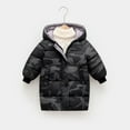 thumbnail image 4 of WhouRiu Boy Winter Coat Camo Print Thickened Warm Thermal Hooded Puffy Waterproof Outerwear Green,Sized 18-24 M, 4 of 4