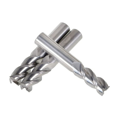 

waltyotur 1/2 Inch Milling Cutter 3 Slot Carbide End Milling Cutter Suitable for Aluminum Cutting Non-Ferrous Metal Cutting 3 Pieces
