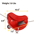 thumbnail image 7 of Blue Rabbit Play Falcon Zip Line Kit, Red, 7 of 7