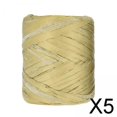thumbnail image 1 of 5x Cinta de Rafia para Manualidades de Papel Cinta de Rafia para Envolver Regalos Cinta de Hilo de Papel de Embalaje Hecha a Mano para Empacar Jardine 5 piezas, 1 of 10