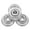 Silver, variant on ELAYARD 4Pcs Wheelchair Front Wheel Bearings Silver Steel Fork Stem Bearings for Manual Wheelchair Repair