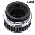 thumbnail image 3 of Zyutaosan Universal Stainless Steel Motorcycle Atv Scooter Air Cleaner Intake Filter 58Mm Cleaner For Moto Honda Yamaha Sr400 Kawasaki Kz650, 3 of 5