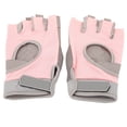 thumbnail image 2 of Equipo de protección deportiva, 1 par de guantes de entrenamiento transpirables para mujer, guantes de entrenamiento transpirables, guantes deportivos de medio dedo, resistentes y resistentes, 2 of 9