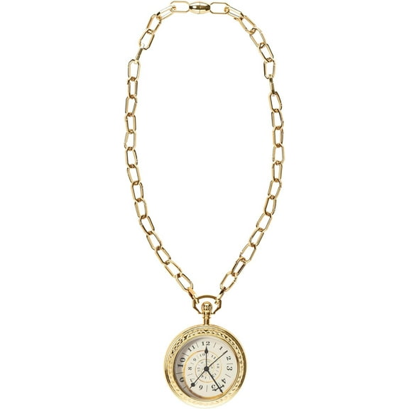 Descendants Pocket Watch, Official Disney Descendants The Rise of Red Pocket Watch, Plastic Faux Costume Accessory, One Size