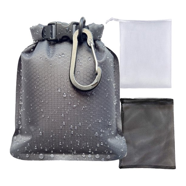 Bolsa de jabón de viaje, impermeable, a prueba de fugas, con redes de espuma, contenedor de jabón portátil para gimnasio, camping, natación, viajes y vacaciones.
