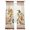 Off White, variant on Vintage Floral Sheer Curtains 84 Inch Length 2 Panels Set Window Treatments, Elegant Pastoral Botanical Retro Art Rod Pocket Semi Curtains for Living Room/Bedroom/Kitchen Décor, 104"W x 84"L