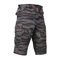 thumbnail image 2 of Rothco 13410 Men Long Length Camo Battle Dress Uniform Shorts, Tiger Stripe Camo - 2XL, 2 of 4