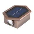thumbnail image 1 of Advancent Lámpara de pared LED impermeable con energía solar: fácil instalación Luz ecológica para exteriores Diseño inalámbrico Iluminación y accesorios HexágonoBronce Hexágono, 1 of 6