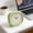 Green, variant on Cute Macaron Analog Alarm Clock, Silent Non-Ticking Bedside Desk Clock, Battery Operated Wake Up Timer for Bedroom Student Home Use