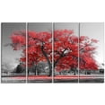 thumbnail image 2 of Design Art - Big Red Tree on Foggy Day, 2 of 3