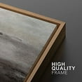 thumbnail image 4 of IDEA4WALL Framed Canvas Print Wall Art Set Brown and Gray Grunge Paint Stroke Landscape Abstract Modern Art Minimalist Chic Relax/Calm for Living Room, Bedroom, Office - Natural 16"x24"x3, 4 of 5