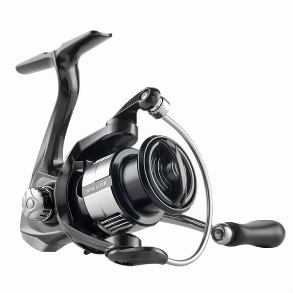 HAUT TON BLACK STEEL 1500-4000 Spinning Fishing Reel 5.2:1 High Speed 4 1BB 10KG Max Drag For Freshwater Long Distance Casting