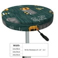 thumbnail image 4 of Lsque Big Machine Round Bar chair cushion covers Velvet Fabric Premium Comfort Protects from Scratches and Stains for 14-17 Inch Chair- 14 inch, 4 of 7