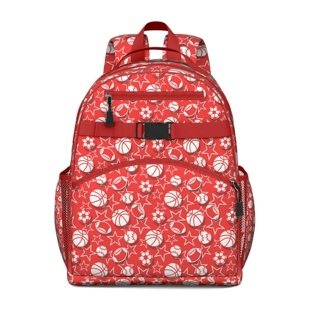 Training School Backpack Adjustable Shoulder Straps Chest Strap Spacious Durable Bookbag For Student And Students