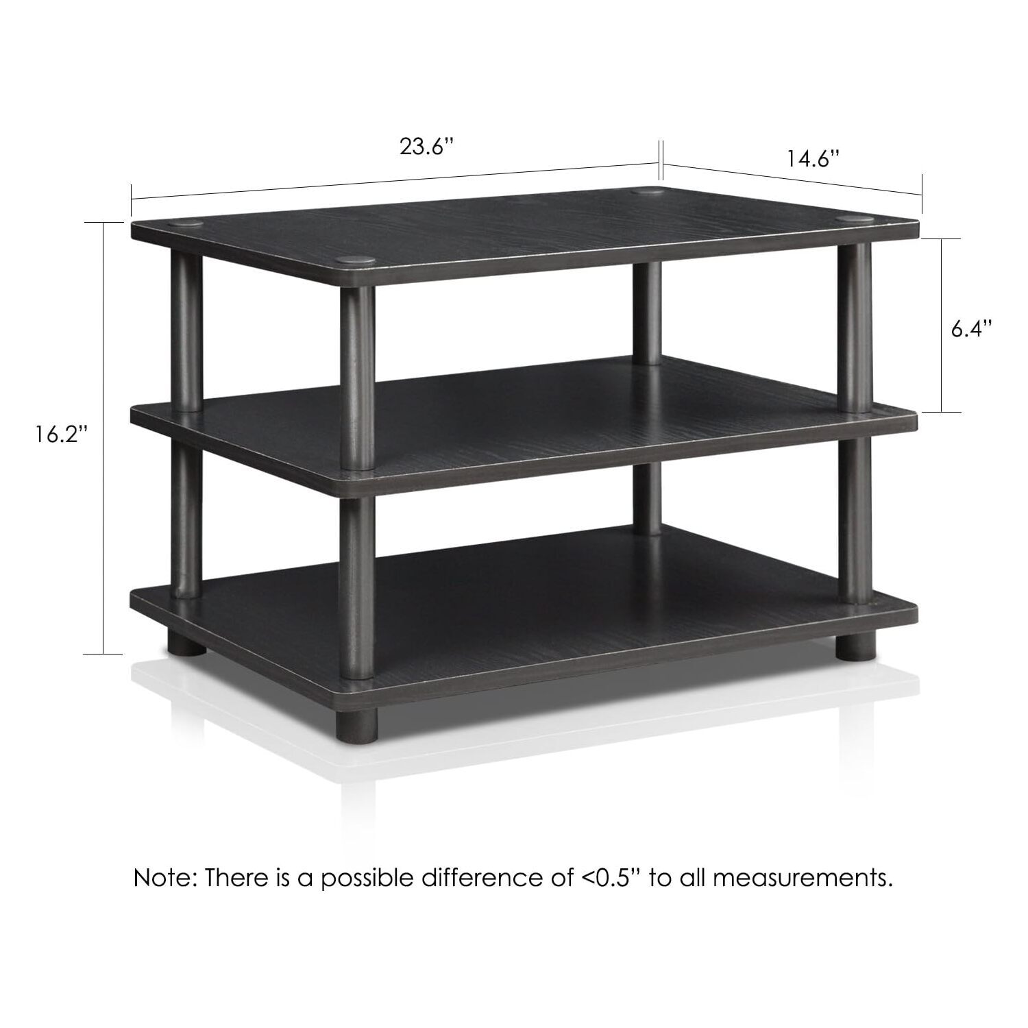 TV Stand - Tiered Wooden Entertainment Center - Modern Living Room Design - Easy Assembly