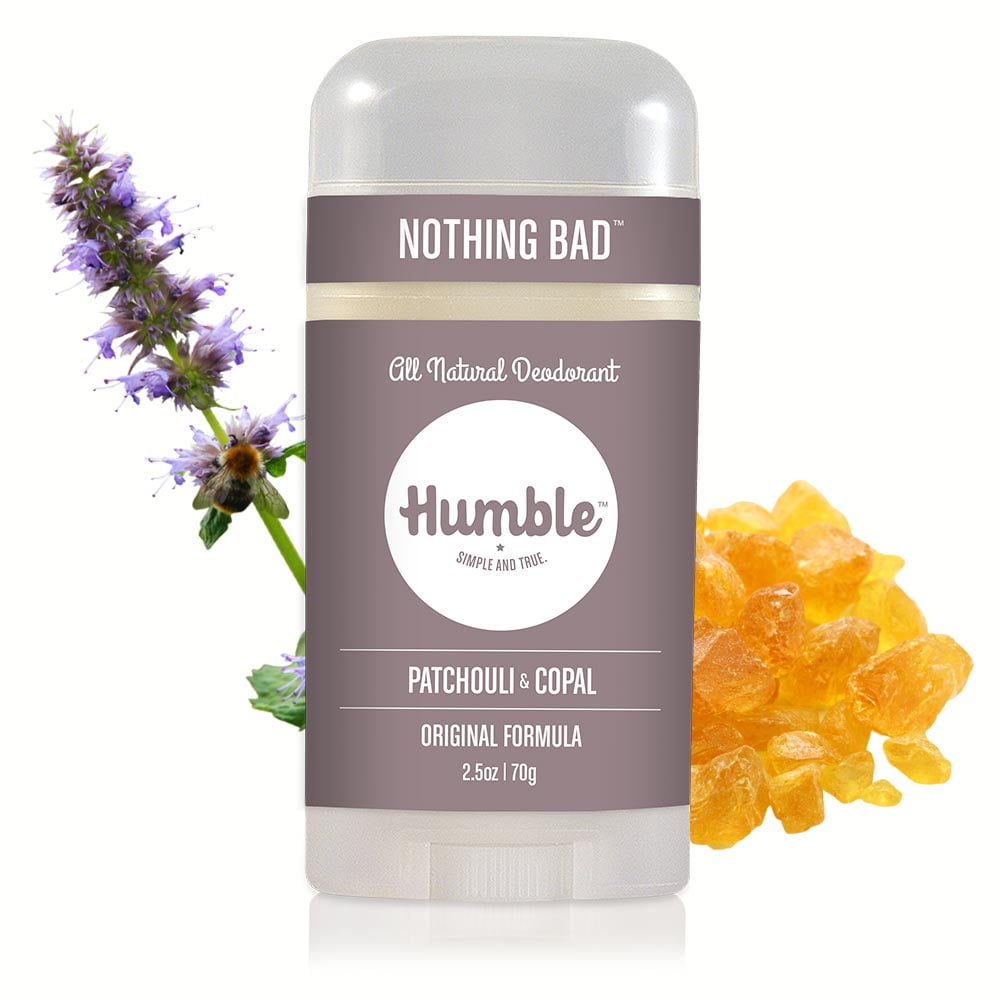 Humble Brands Natural Deodorant, Patchouli & Copal, 2.5oz