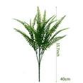 thumbnail image 3 of 1Pc Artificial Fern Boston Plants,Plastic Shrubs Grass Fake Greenery Ferns Bushes for Home Garden Office Kitchen Outdoor Indoor Uv Resistant Wedding Diy Decor Planter Filler Home Decoration 15.7", 3 of 6