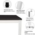 thumbnail image 4 of SOGES 55 inches Large Office Desk Writing Desk, Black & White, 4 of 5