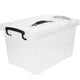 thumbnail image 4 of FELTECHELECTR Contenedor de almacenamiento de plástico, caja para guardar ropa debajo de la cama, organizador de ropa y artículos diversos, 4 of 6