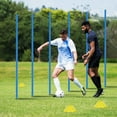 thumbnail image 3 of Soccer Agility Training Poles Equipment |Adjustable Soccer Equipment for Training Includes 6 Flexible Agility Poles, 3 of 8