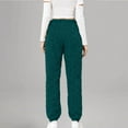thumbnail image 6 of LYXSSBYX Pajamas Pants for Women Women's Fashion Casual Solid Elastic Waist Trousers Long Straight Pants, 6 of 9