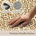 thumbnail image 6 of ODIKA Zebra Leopard Print Cheetah Spotted Drop Repeat Motif Cow Fluffy Stain Resistant Low Profile for Dorm Room, Small Living Apartment, 6 of 7