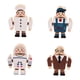 thumbnail image 2 of 4 bloques de construcción de madera a presión para niños y niñas, minifiguras de personas, juguetes Estilo B, 2 of 8