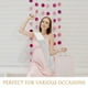 thumbnail image 4 of unbranded De Tela Plateada Con Brillo Para Decoraciones En Fiestas De Bodas Y Promociones, 4 of 6