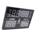 thumbnail image 1 of Marcador Electrónico, Marcador De Baloncesto Digital Portátil, Pantalla LED De 11 Dígitos Marcador Electrónico Con Control Remoto Para Competición Juegos Interiores Al Aire, 1 of 7